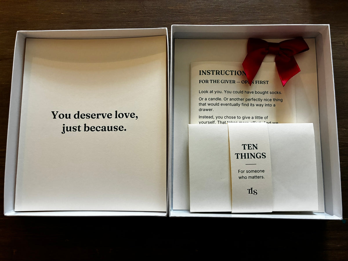 TEN THINGS — For someone who matters